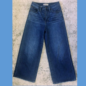 Madewell Wide Leg Crop Jeans